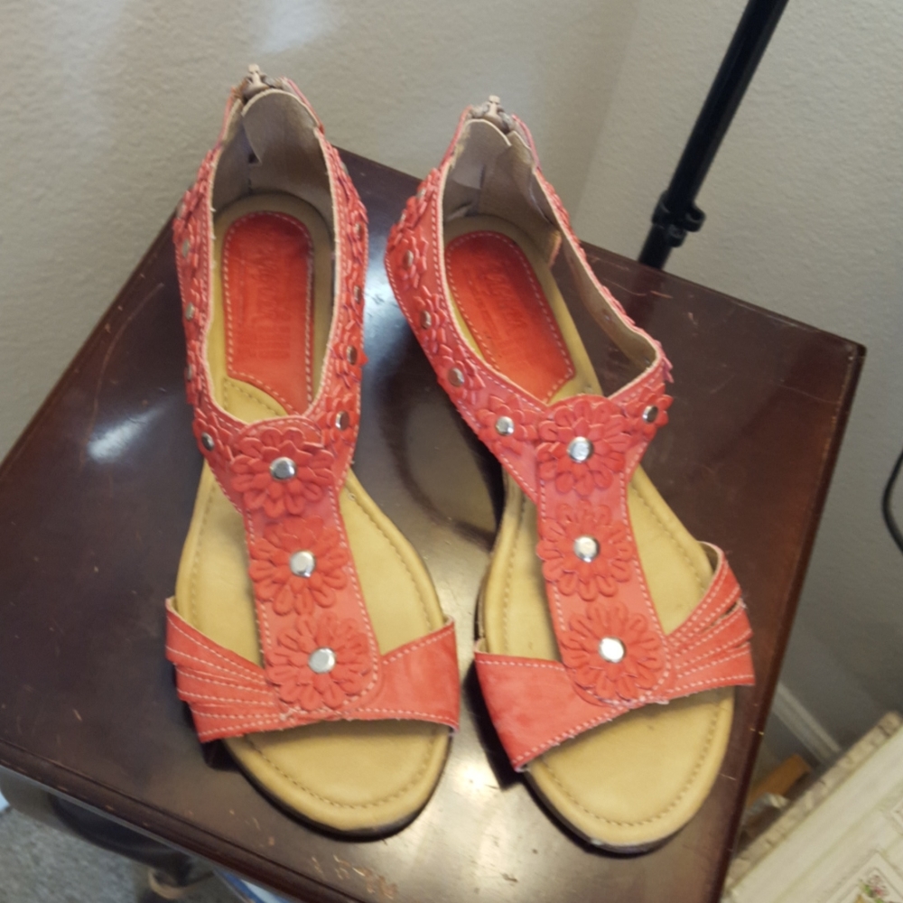 Salmon Colored Sandals
